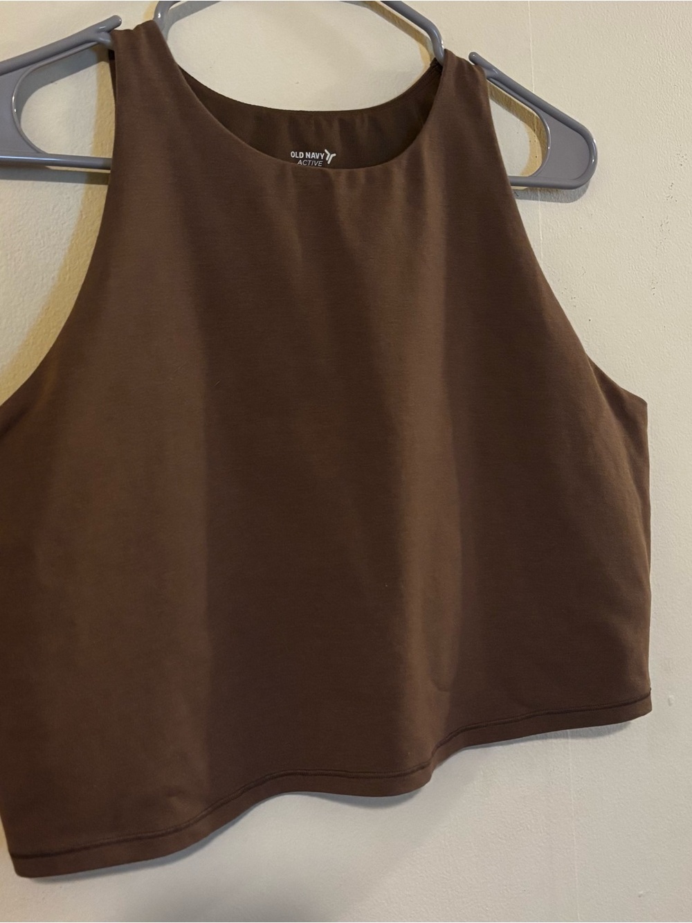 Old Navy Brown Cropped Tank Top